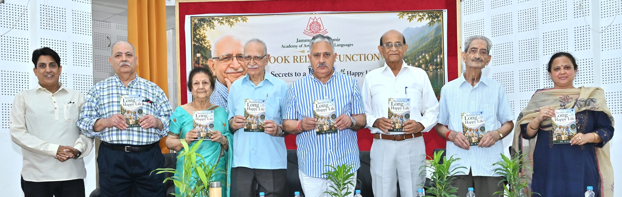 JKAACL organises release of book “Secrets to a Long and Happy Life” at Jammu