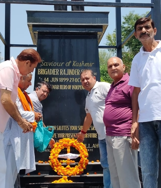JKNPP-Bhim pays floral tributes to Brig Rajinder Singh on birth anniversary JKNPP-Bhim pays floral tributes to Brig Rajinder Singh on birth anniversary