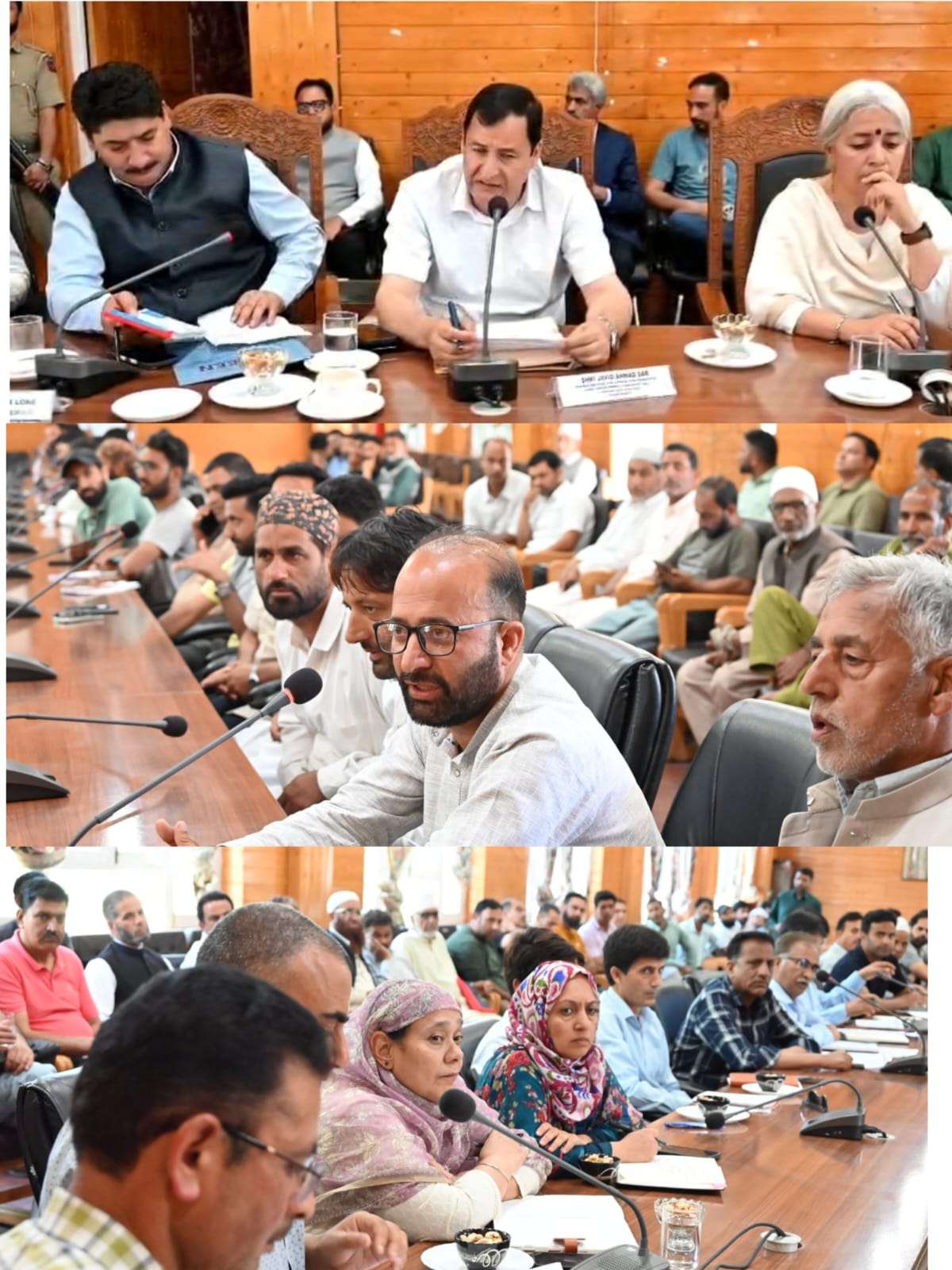 Javid Dar reviews Muharram arrangements in Sumbal, Budgam
