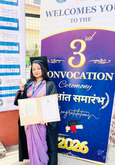 Khushhali Bashisht wins gold medal in LL.M. Business Law