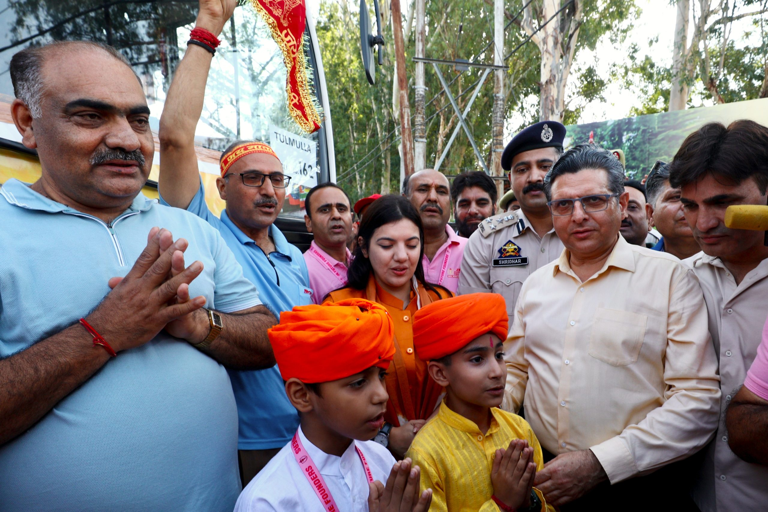 Around 9,000 pilgrims depart from Nagrota for Annual Mata Kheer Bhawani Mela amid tight security