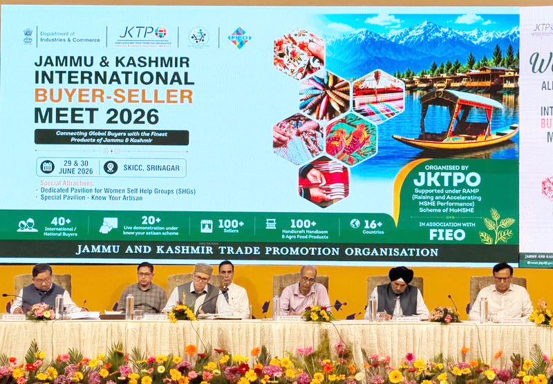CM Omar Abdullah says International Buyer-Seller meet in Srinagar will boost exports