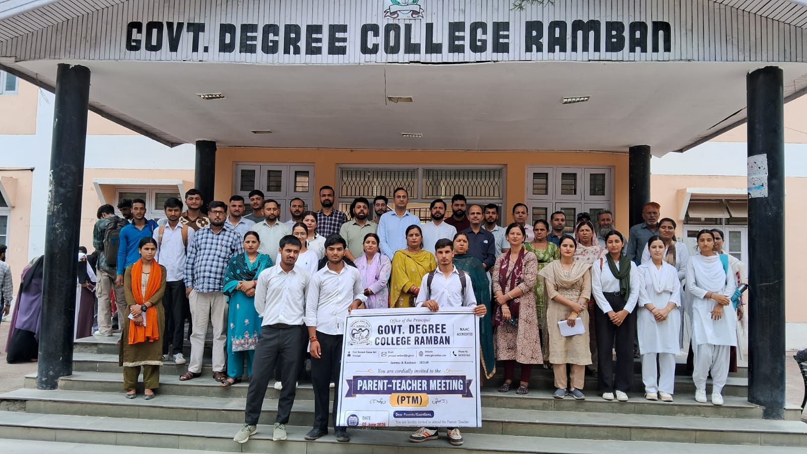 PTM organised at GDC Ramban under Nasha Mukt J&K Abhiyan-100 Days Campaign