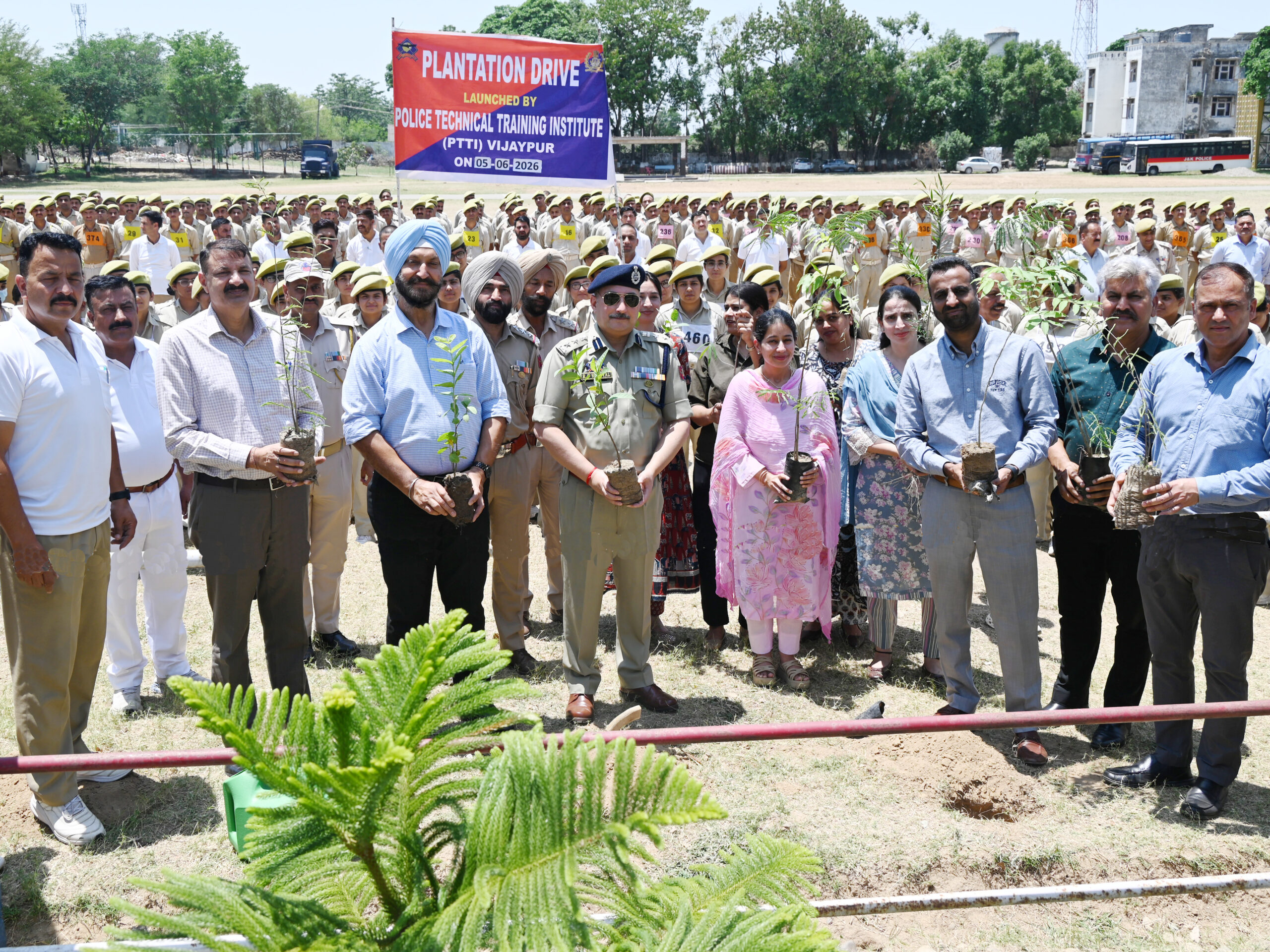 PTTI Vijaypur conducts tree plantation drive on World Environment Day