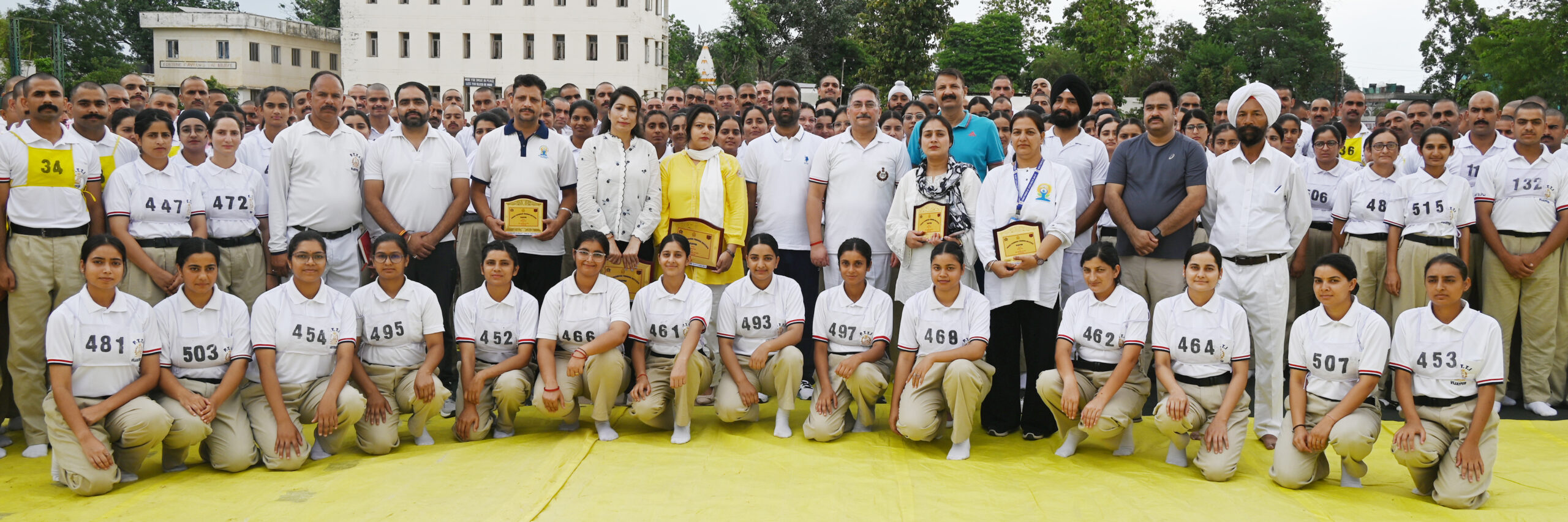 PTTI Vijaypur organizes yoga session and Nasha Mukt Abhiyan; over 500 trainees take pledge against drug abuse