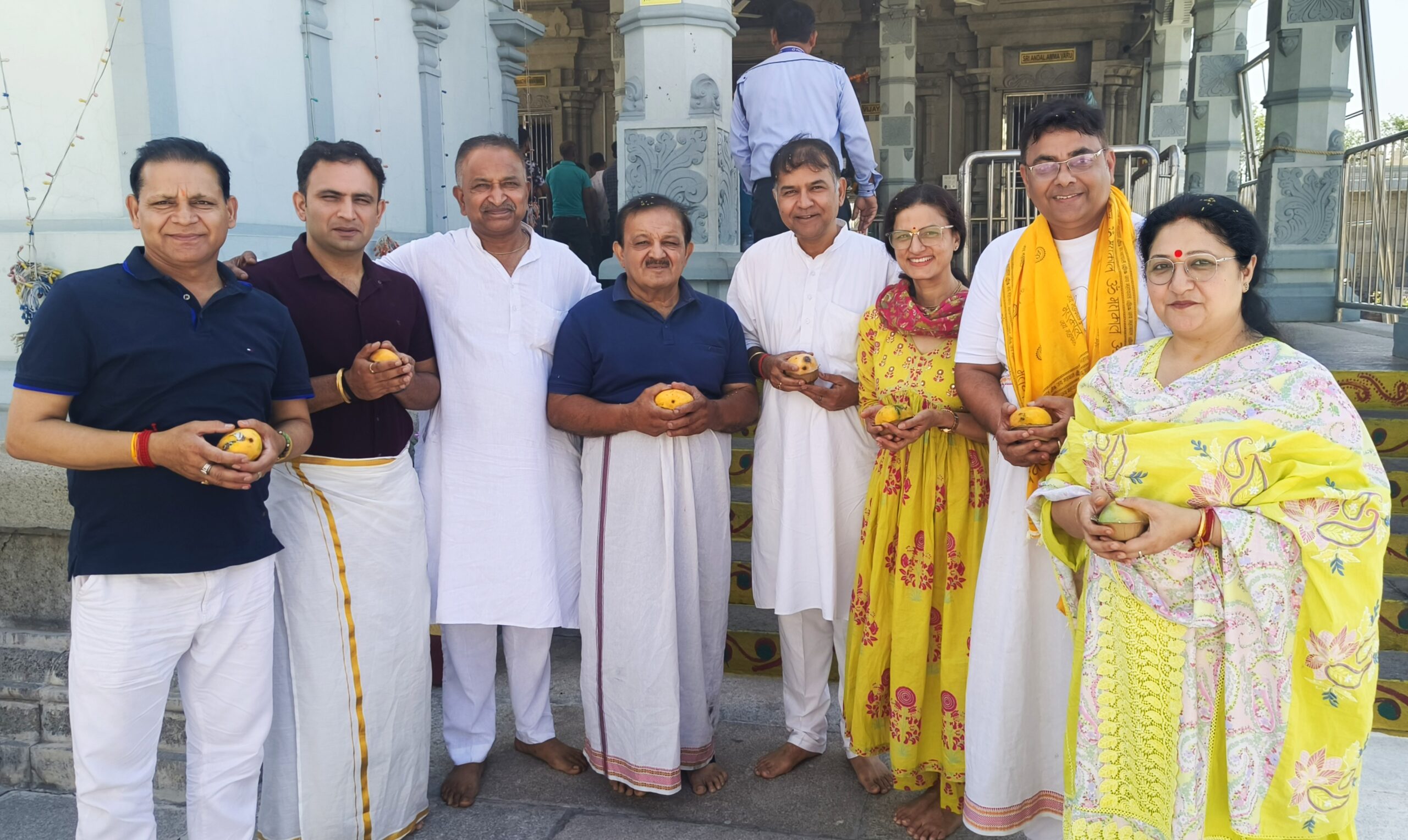 Rajesh, Pankaj participate in Special Abhishek Ceremony at Tirupati Balaji Temple