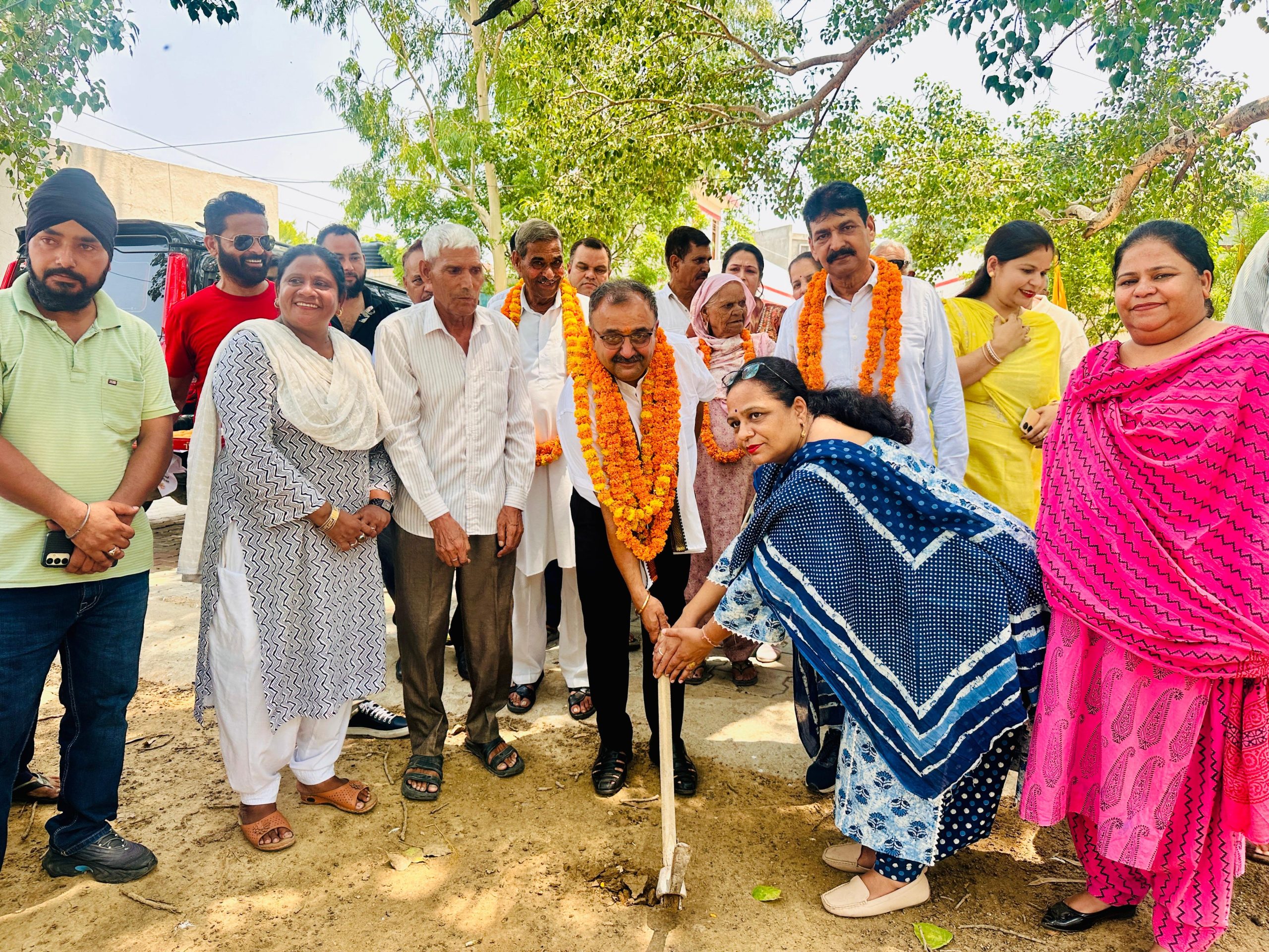 Randhawa inaugurates development works under CDF at PM Shri GHS Digiana