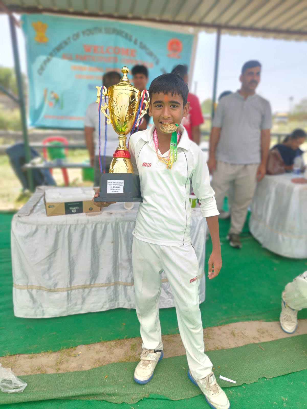 Ridhan Katal brings glory to DPS Jammu with district cricket title