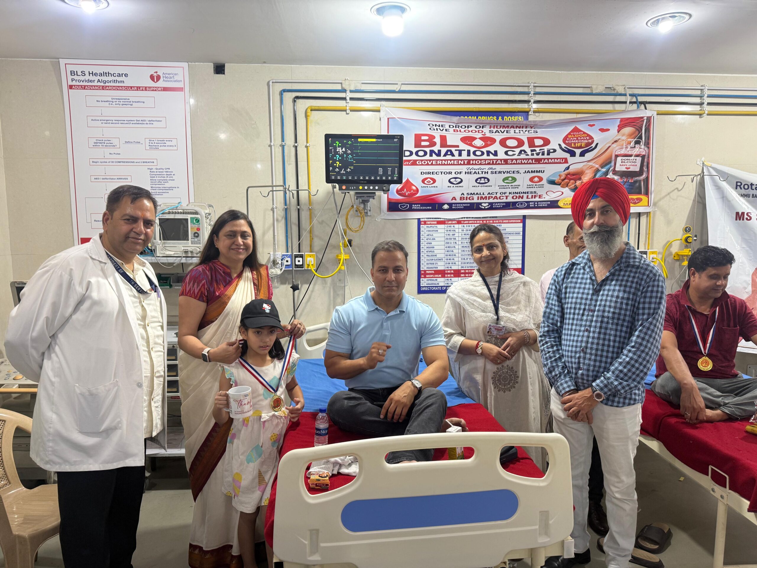 Rotary Club Jammu Bahu organises Blood Donation Camp on World Blood Donor Day
