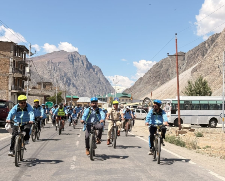 STC Kargil celebrates World Bicycle Day with enthusiasm