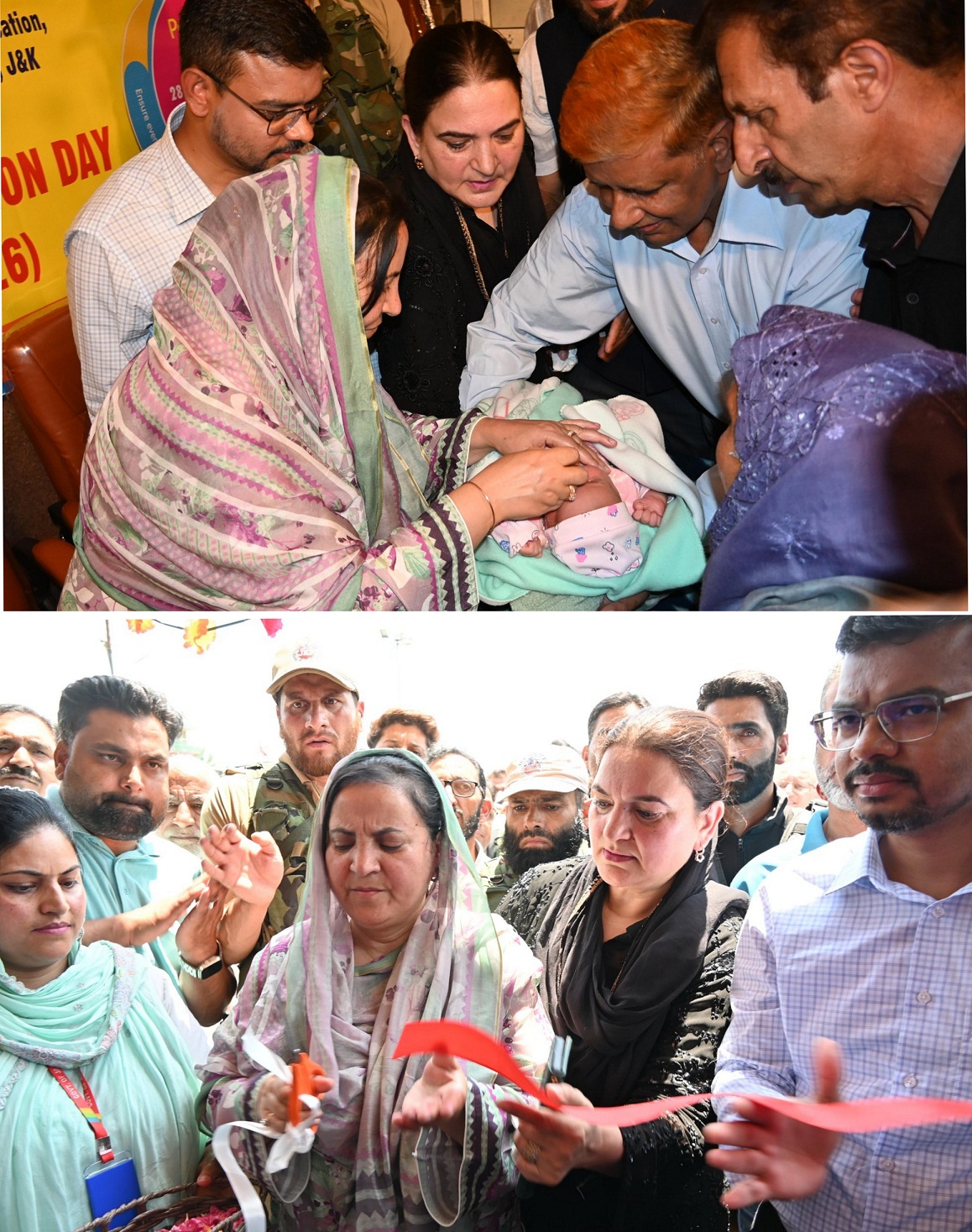 Sakeena Itoo launches Pulse Polio Immunization drive from District Hospital Kulgam