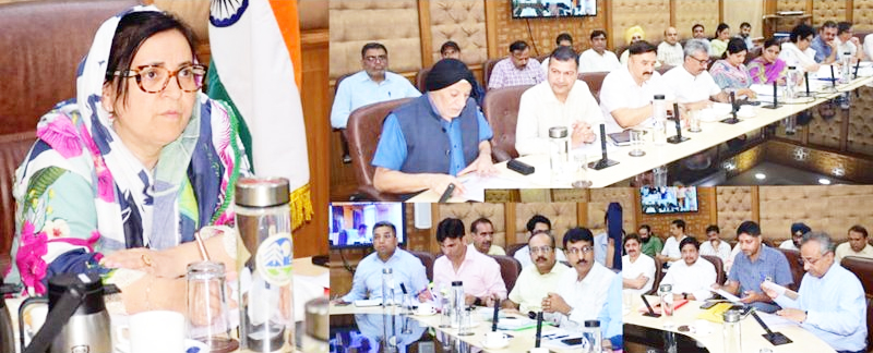 Sakeena chairs multi-departmental review meeting