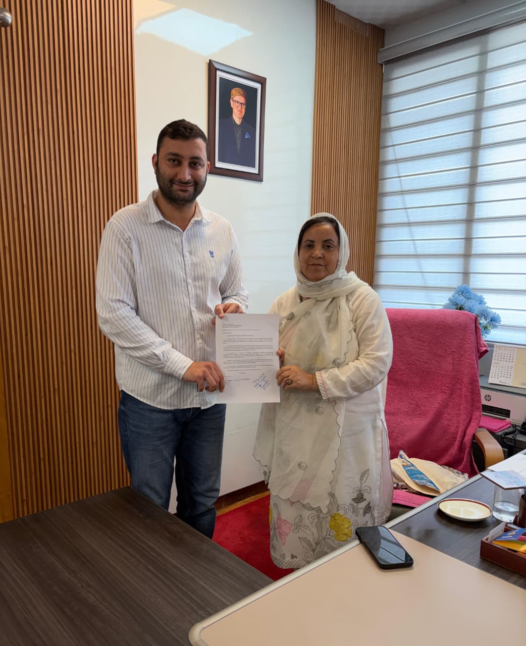 Shahan Sajjad Kichloo advocates for Cath Lab Facility at District Hospital Kishtwar
