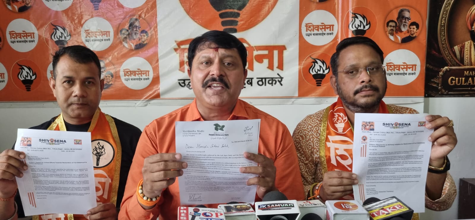Shiv Sena will support every positive initiative for restoration of J&K’s rights, identity, and statehood