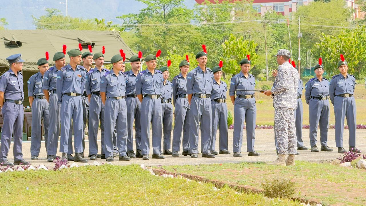 Skeet shooting practice sessions conducted for NCC Cadets at SMVDU
