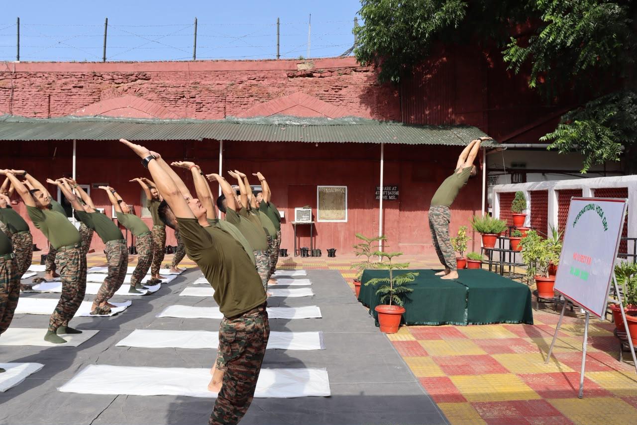 Army Celebrated international Yoga Day At Thanamandhi, Rajouri