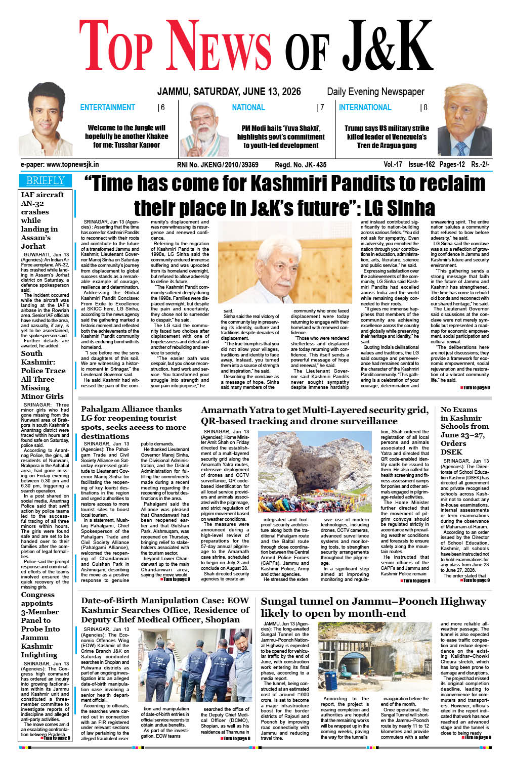 E-Paper 13-06-2026