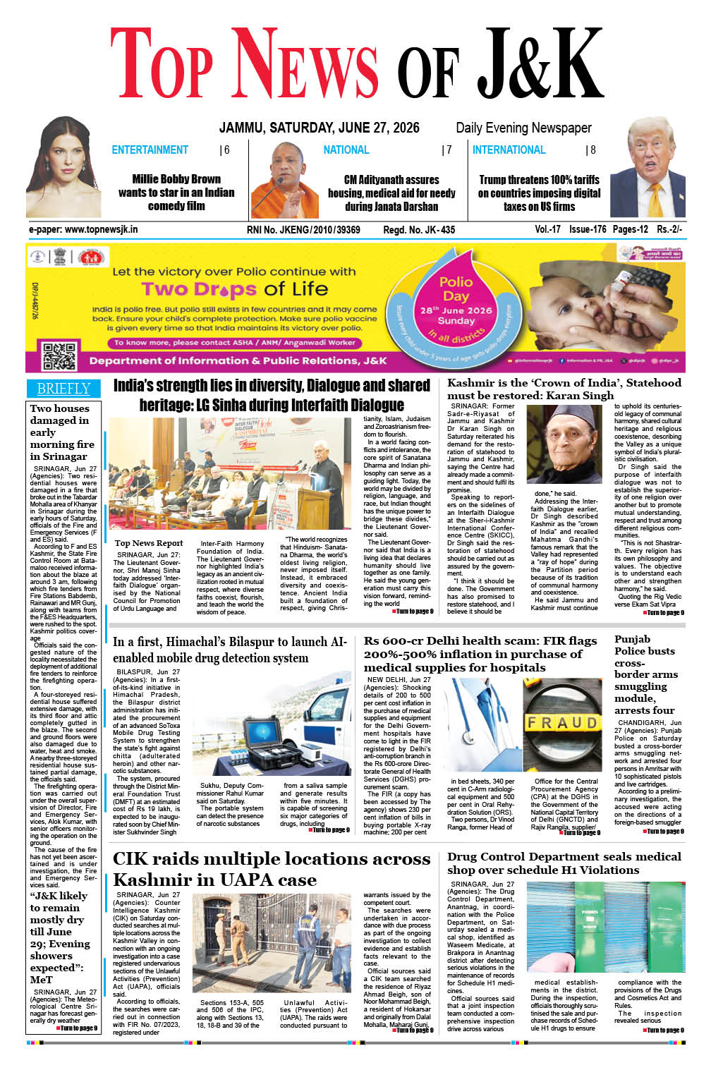 E-Paper 27-06-2026