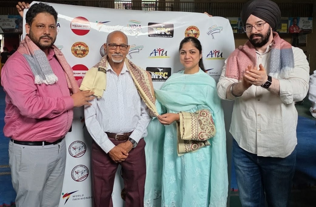 Veteran athlete Kimti Lal Jain honoured