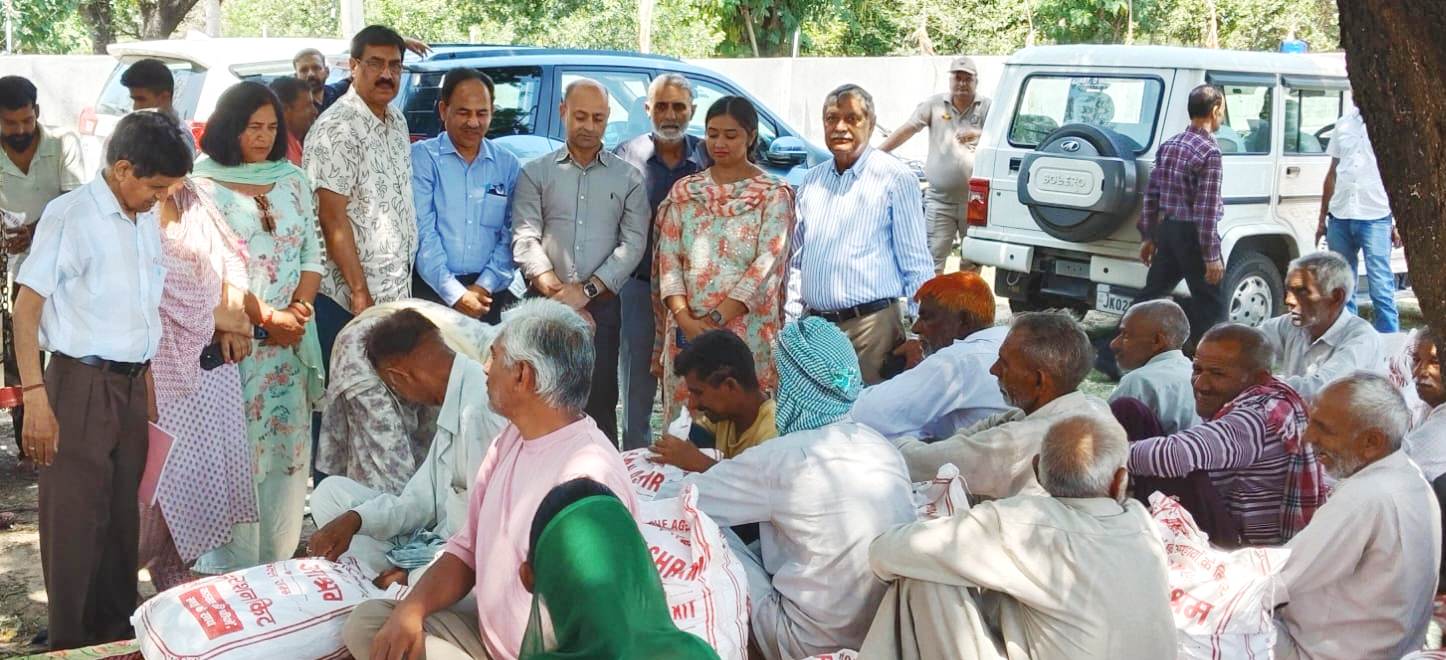 Vridh Ashram Jammu brings hope, dignity and relief to needy families at Akhnoor