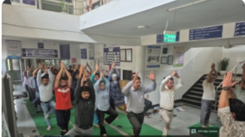 Yoga Session organised at RARI Jammu on “Yoga for Healthy Ageing” Yoga Session organised at RARI Jammu on “Yoga for Healthy Ageing”