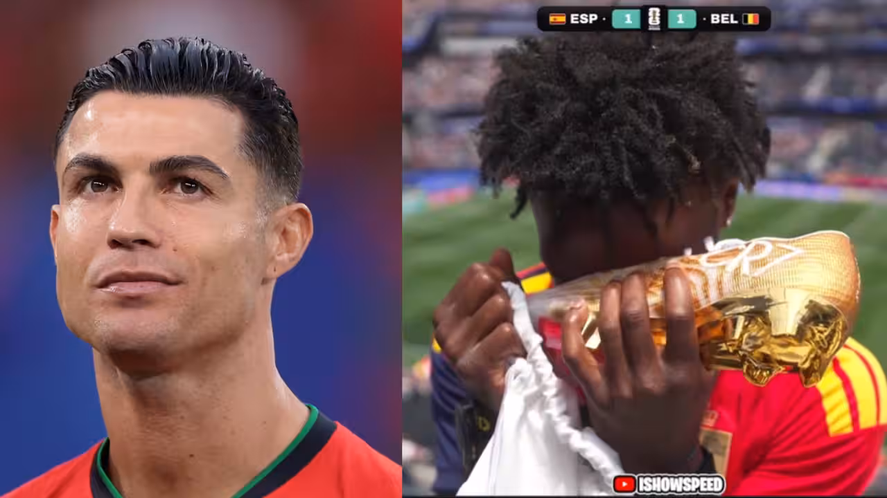 Only TWO ever made! Cristiano Ronaldo stuns IShowSpeed with his rarest and most personal gift yet | Football News