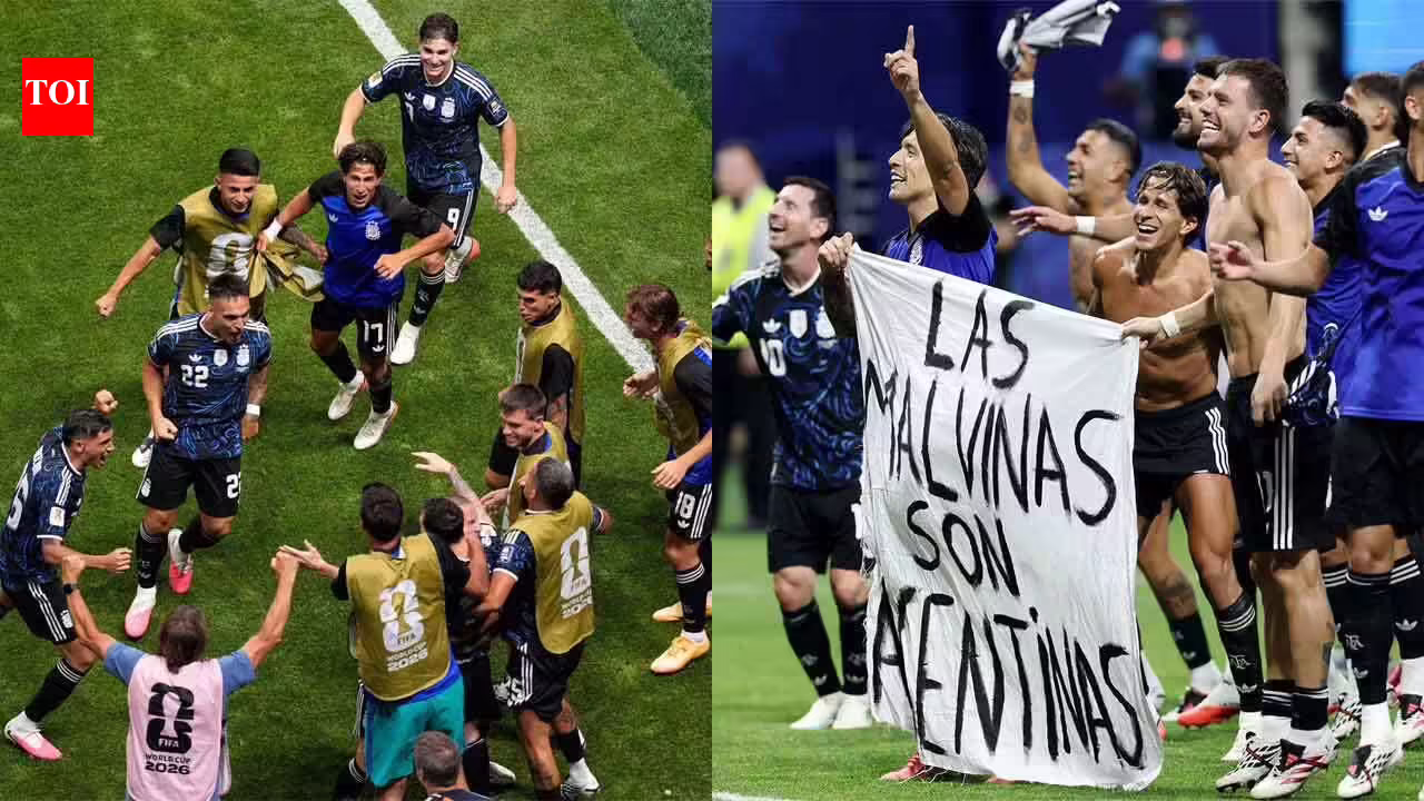 FIFA World Cup 2026: Argentina’s Foreign Ministry issues statement after ‘Las Malvinas’ banner sparks FIFA controversy | Football News FIFA World Cup 2026: Argentina’s Foreign Ministry issues statement after ‘Las Malvinas’ banner sparks FIFA controversy | Football News