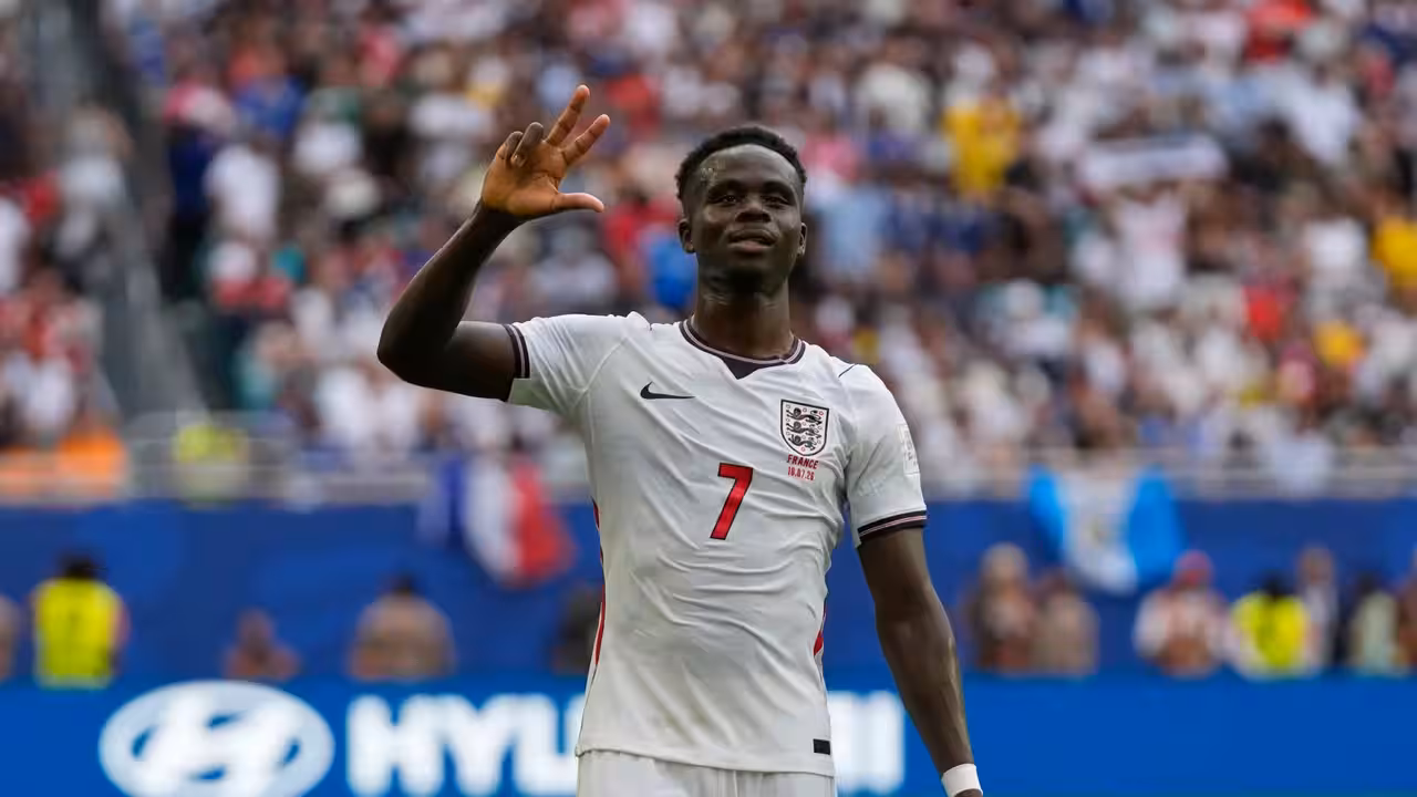 Bukayo Saka joins exclusive England World Cup hat-trick club after breaking 60-year record | Football News