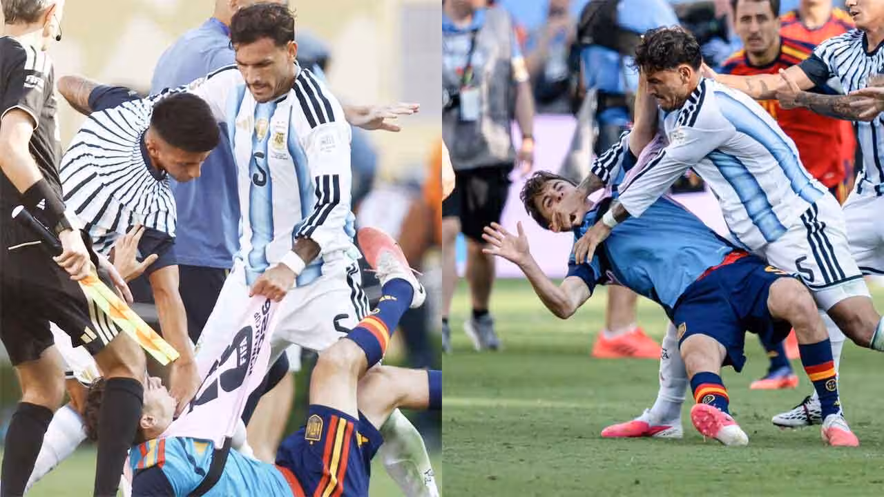 Argentina players could face FIFA bans after World Cup 2026 final chaos against Spain | Football News Argentina players could face FIFA bans after World Cup 2026 final chaos against Spain | Football News