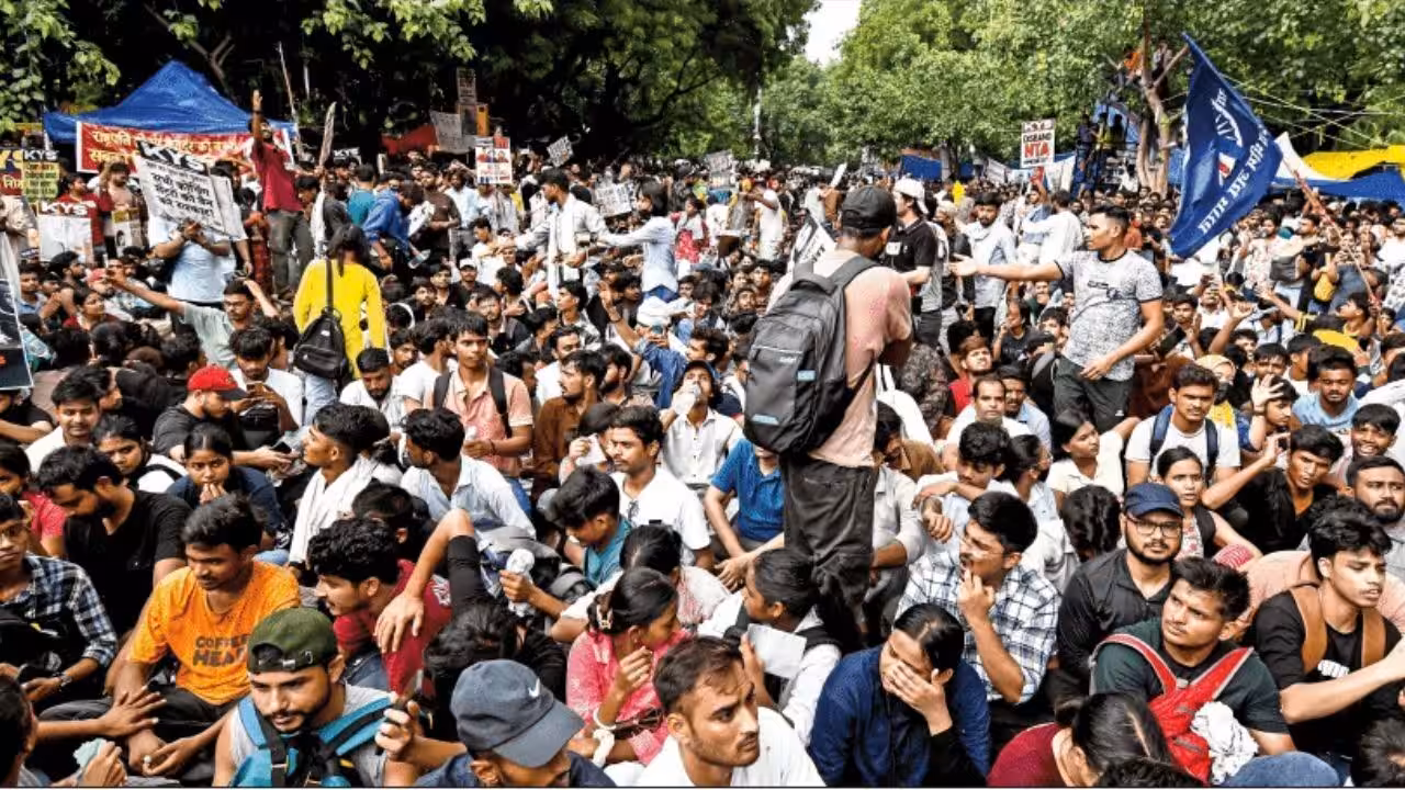 Opposition using protest to find political relevance: BJP | India News