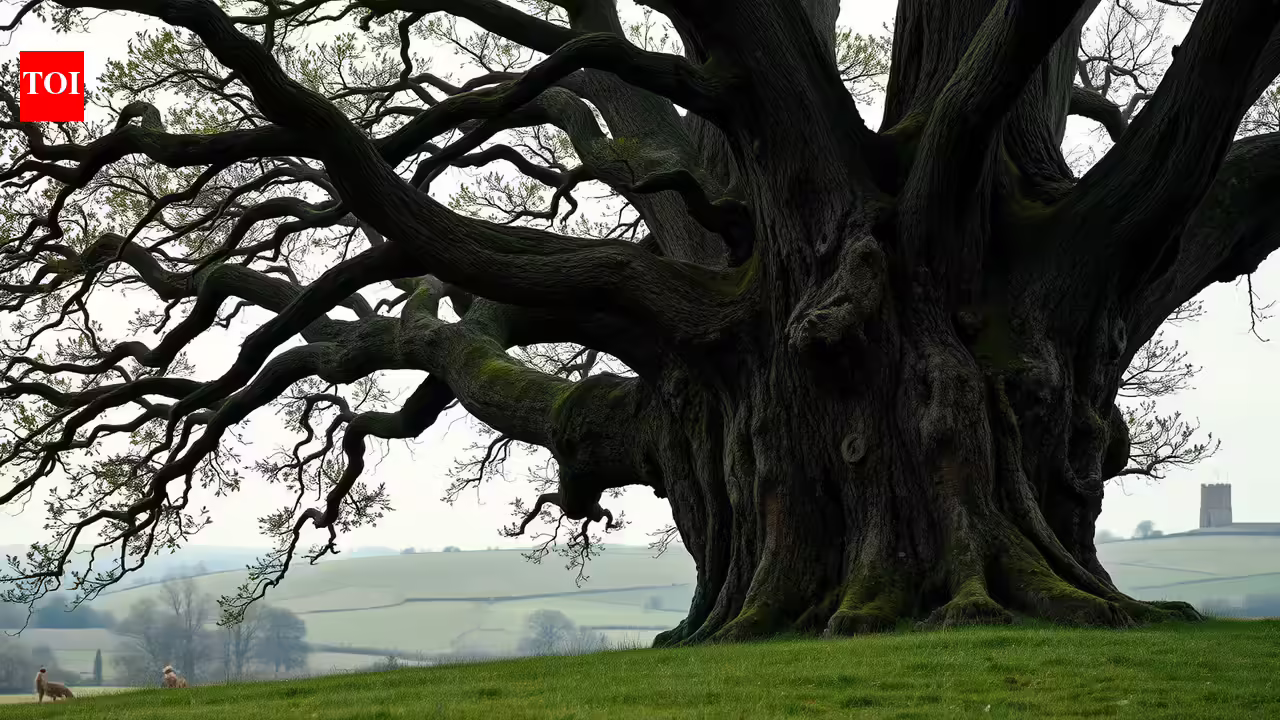 This oak tree survived a World War II bomber crash nearly 80 years ago. Now it is competing for Tree of the Year | World News This oak tree survived a World War II bomber crash nearly 80 years ago. Now it is competing for Tree of the Year | World News