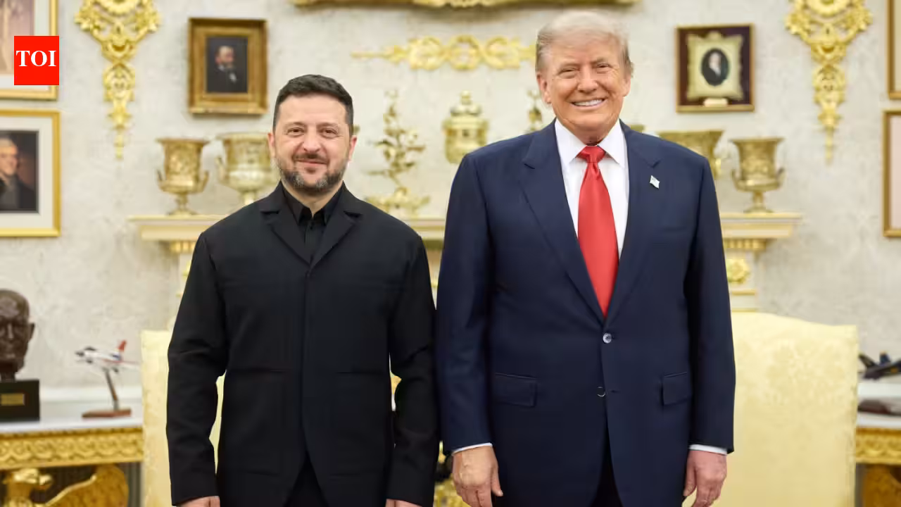 Donald Trump: Donald Trump, Zelenskyy discuss Patriot production, Russia peace talks at White House Donald Trump: Donald Trump, Zelenskyy discuss Patriot production, Russia peace talks at White House