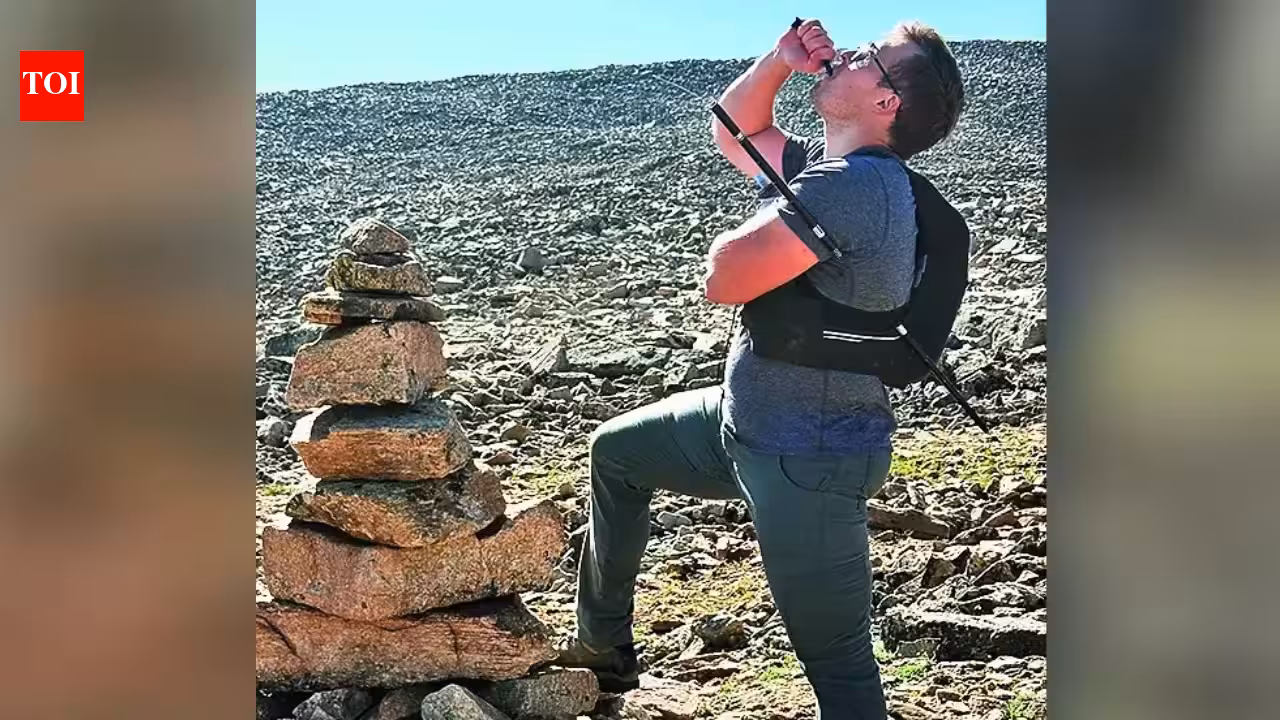 Man hikes out of mountains to get help after getting impaled by a trekking pole