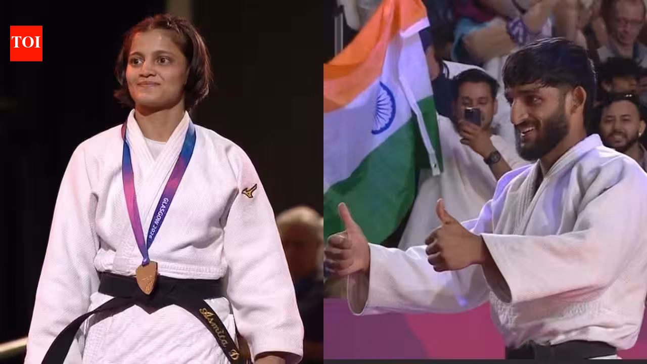 Commonwealth Games: India strike double gold in judo as Asmita Dey, Harsh Singh make history | Commonwealth Games News Commonwealth Games: India strike double gold in judo as Asmita Dey, Harsh Singh make history | Commonwealth Games News