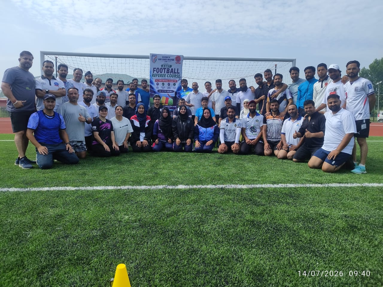40 Football Referees trained as AIFF-DYSS J&K Course concludes at Ganderbal