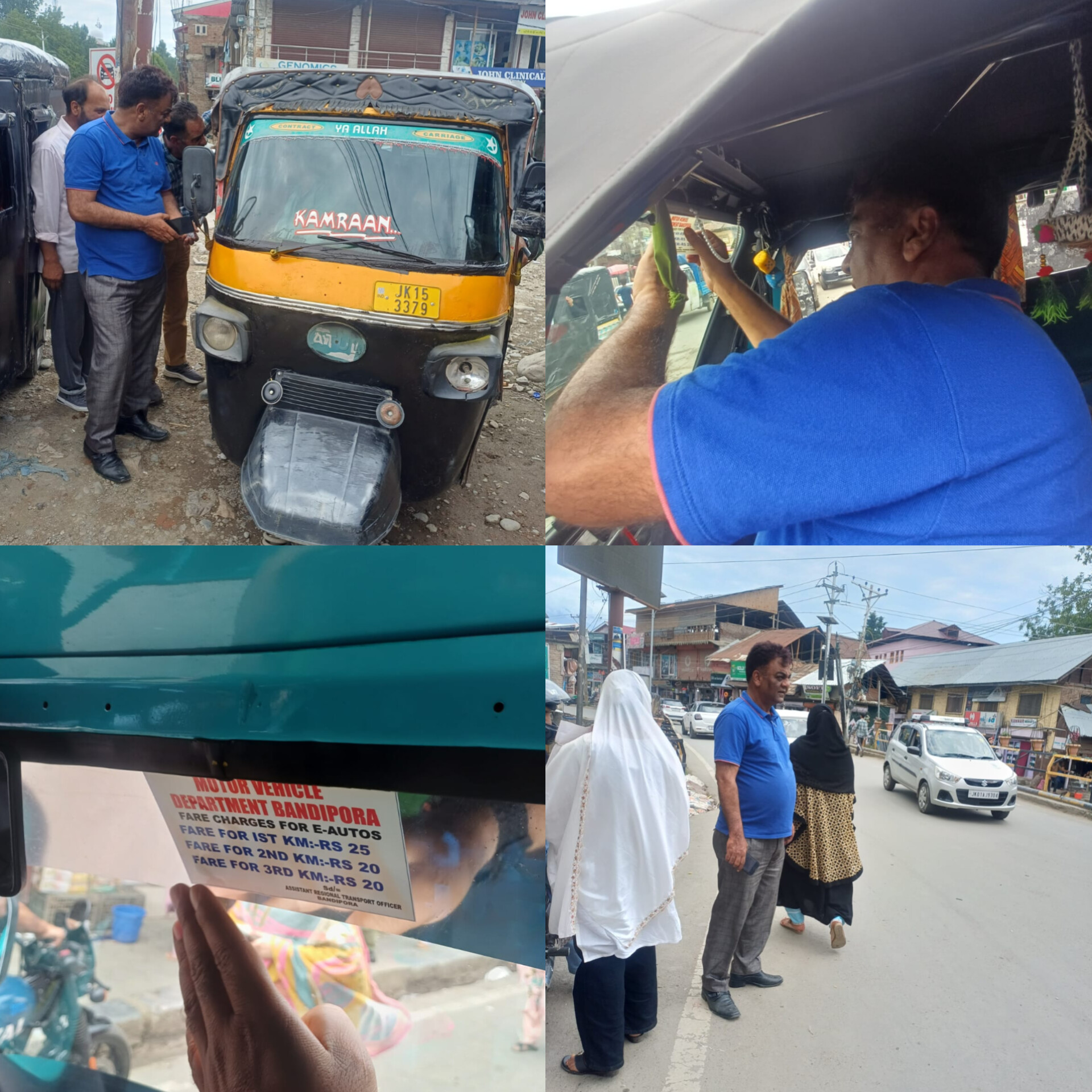 ARTO Bandipora conducts Special Enforcement Drive; 37 vehicles Challaned