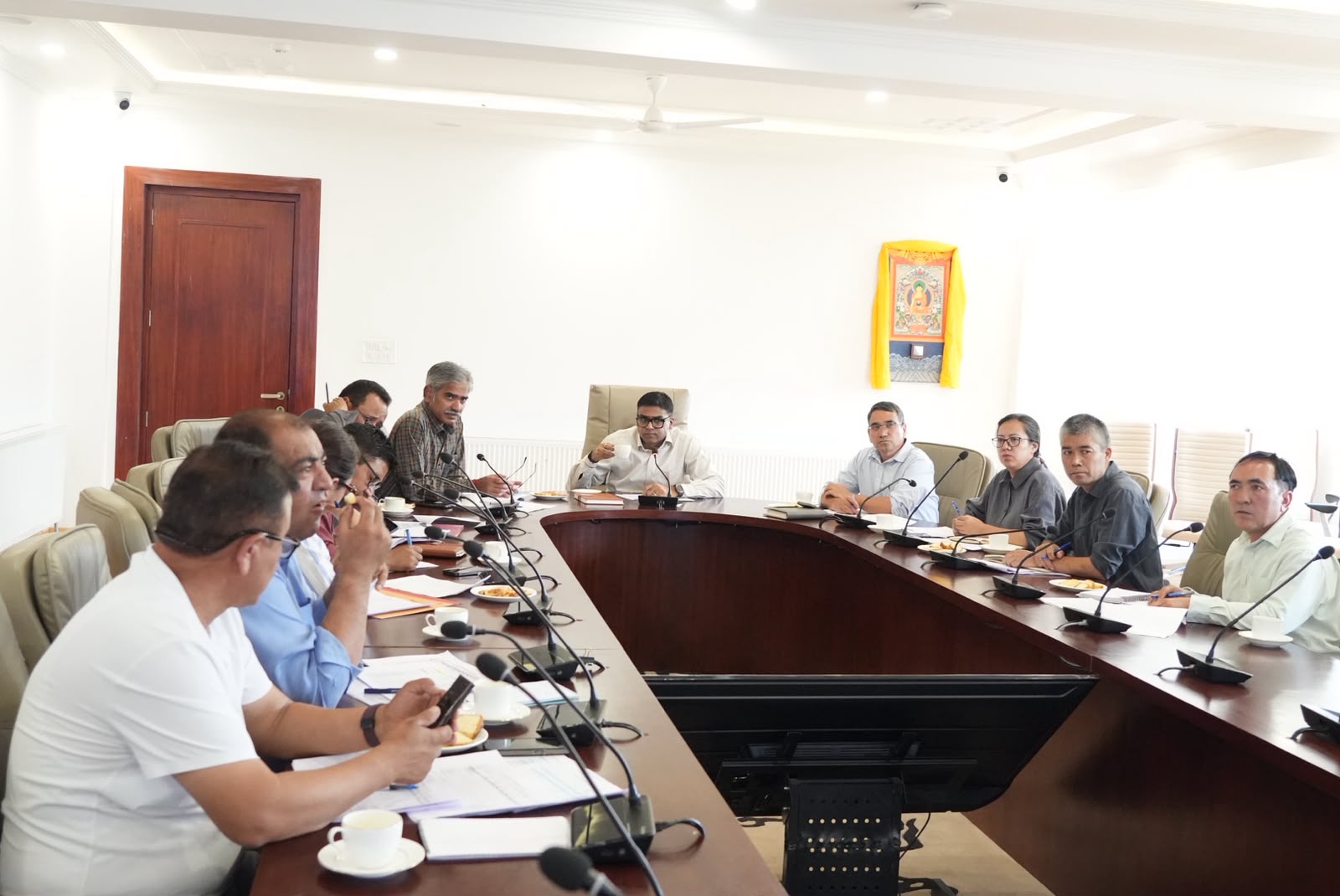 Administrative Secretary reviews implementation of SDP and State Sector Schemes