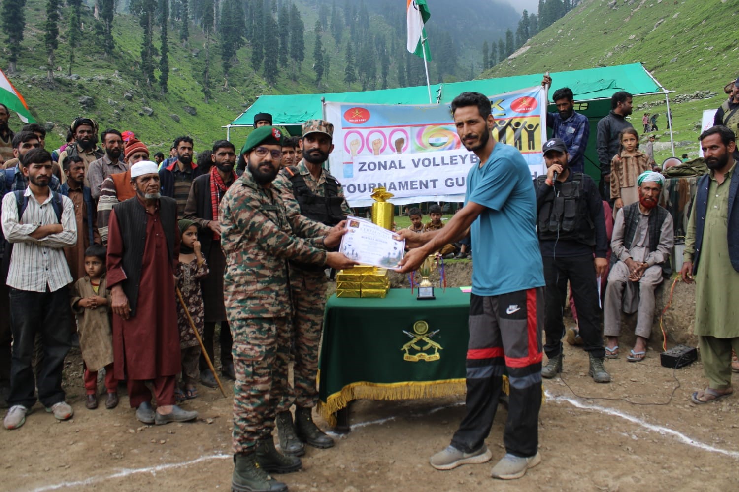 Army organises Zonal Gulabgarh Volleyball Tournament at Arital Army organises Zonal Gulabgarh Volleyball Tournament at Arital