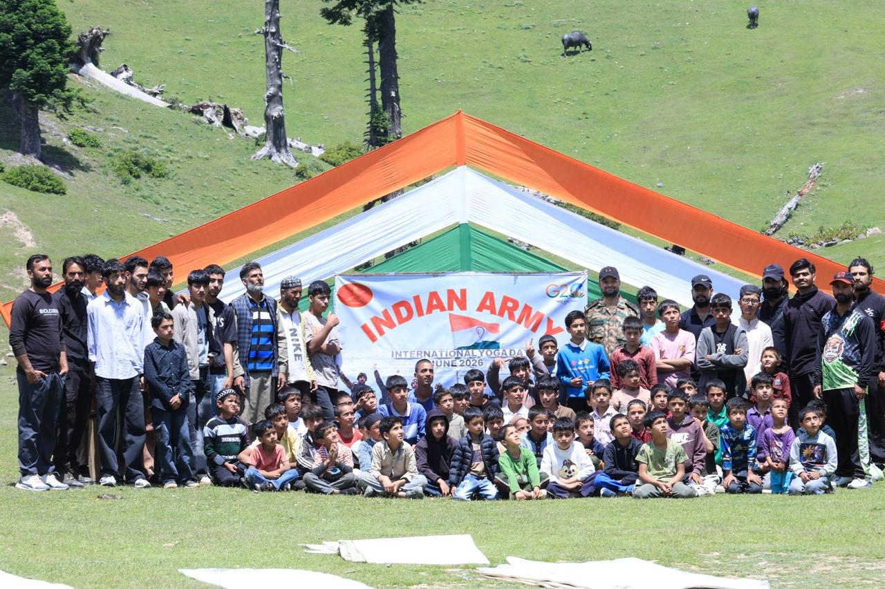 Army promotes holistic wellness through yoga session at Trajbal