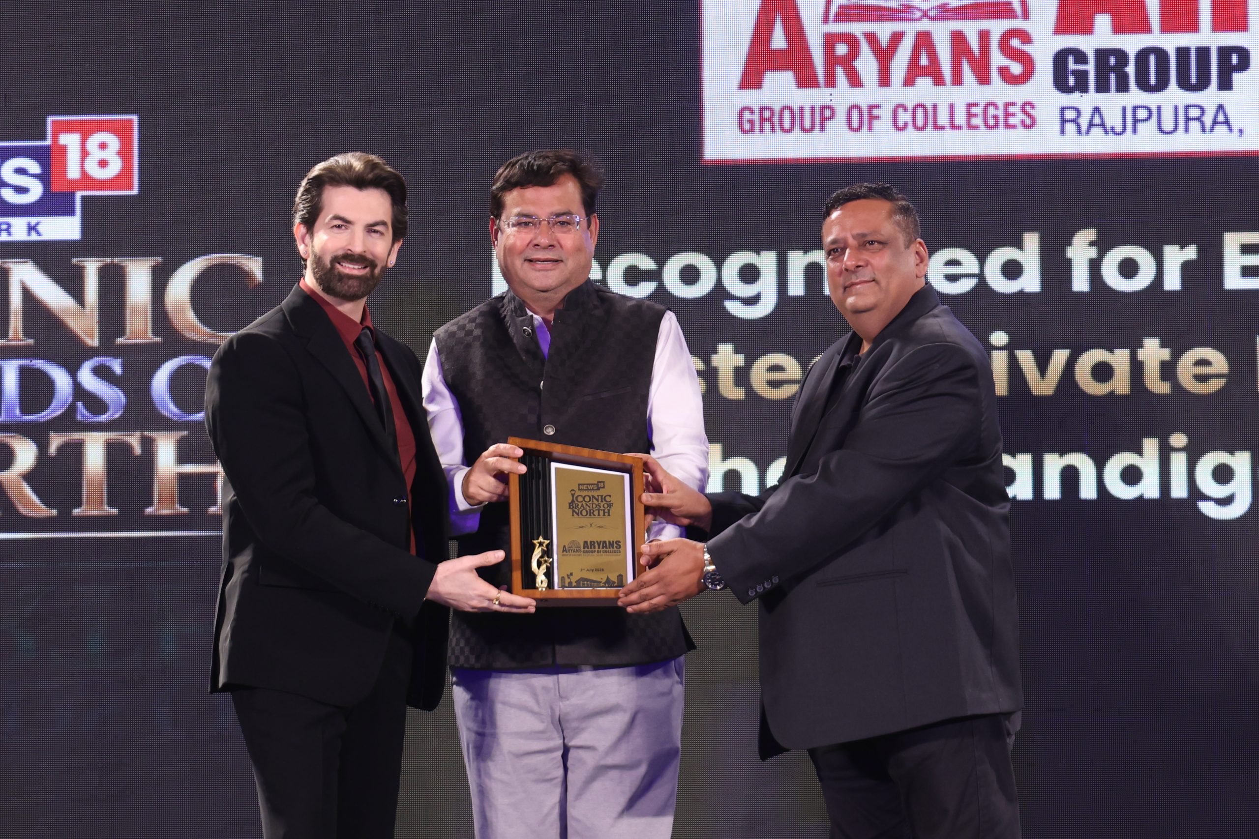 Aryans College of Law awarded Best Private Law College of Chandigarh Region at Iconic Brands of North 2026