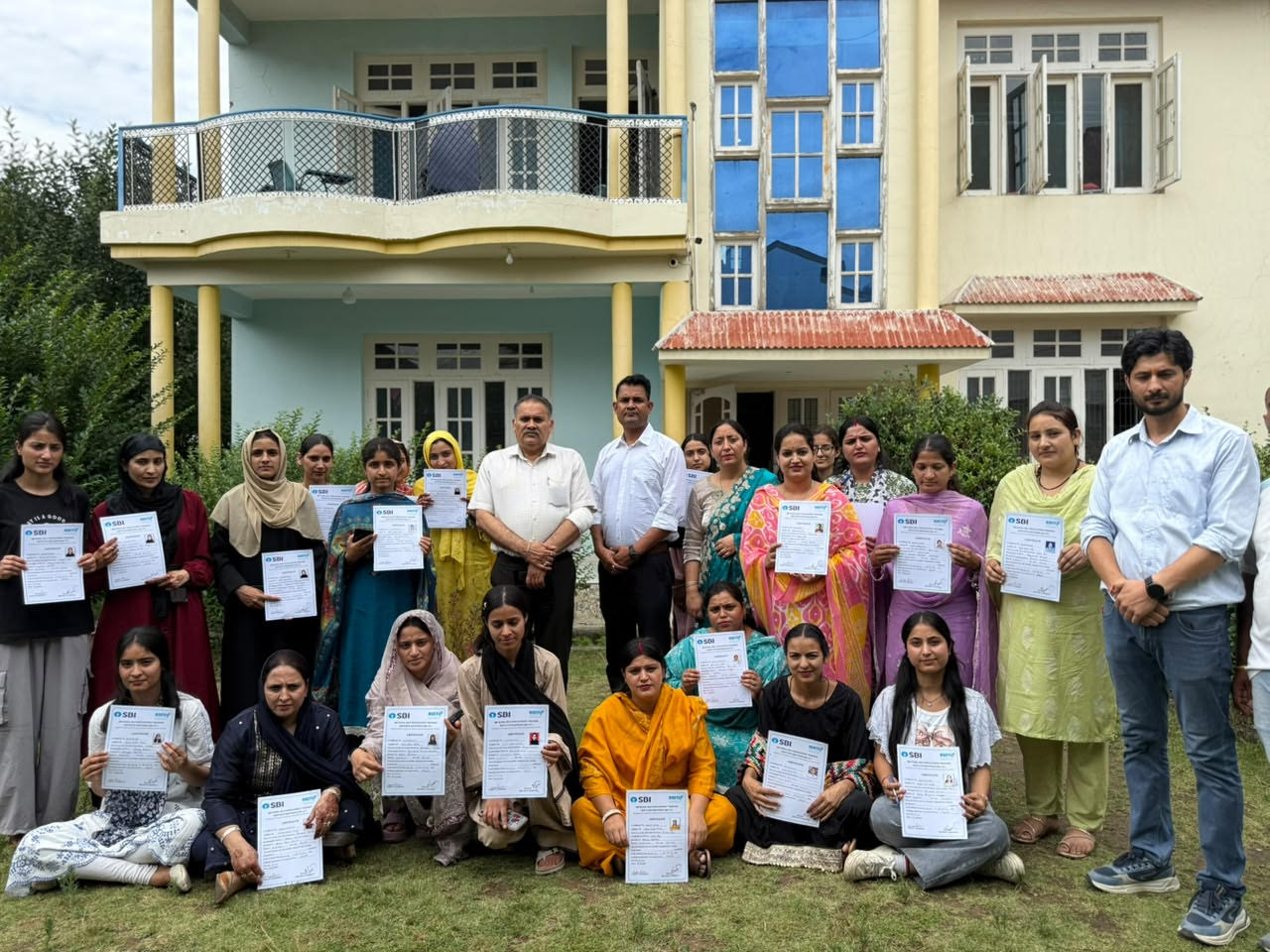 Beauty Parlour Training Batch concludes at SBI RSETI Kishtwar