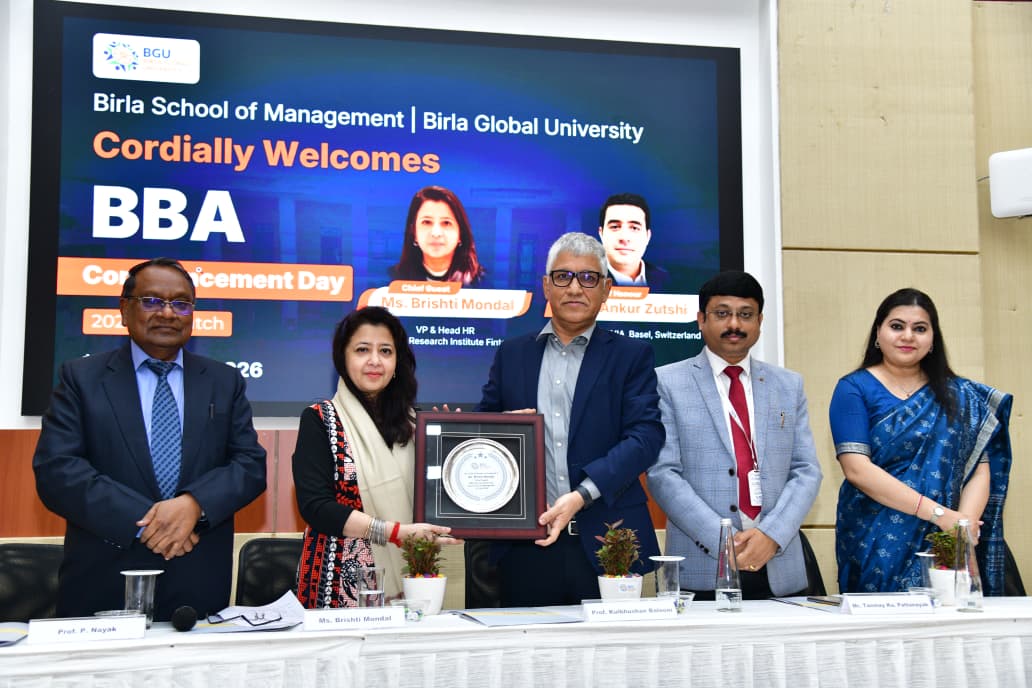 Birla Global University welcomes new BBA Batch with Commencement Day Programme