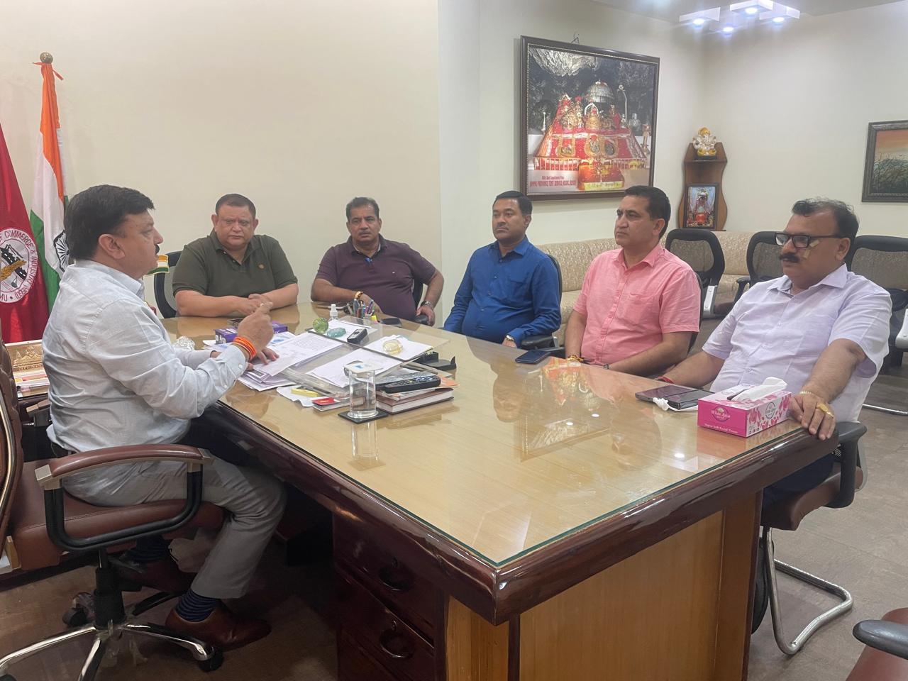 CCI Jammu welcomes Apex Committee Meeting on J&K Industrial Development Scheme, seeks enhancement of NCSS Package