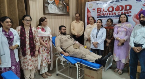 CDOE, JU organises Blood Donation Camp in collaboration with Young Blood Association
