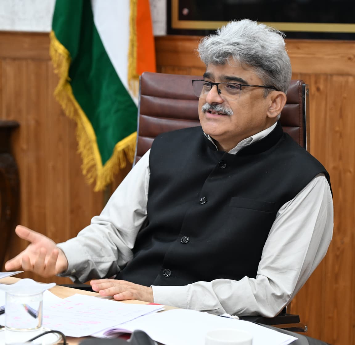 Chief Secretary Reviews Cyber Crime Prevention Measures across J&K