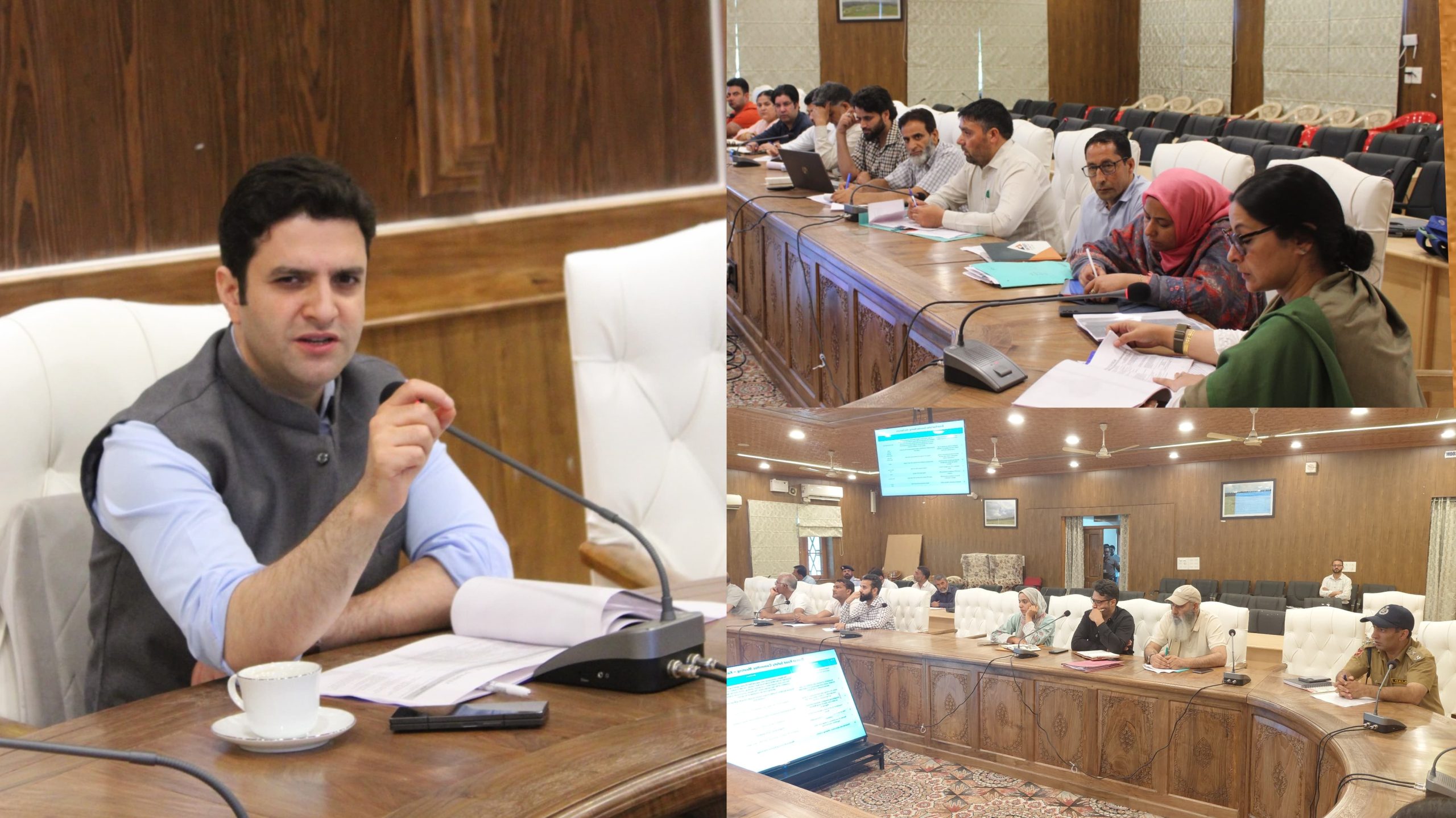 DC Budgam reviews Road Safety Measures at DRSC Meeting