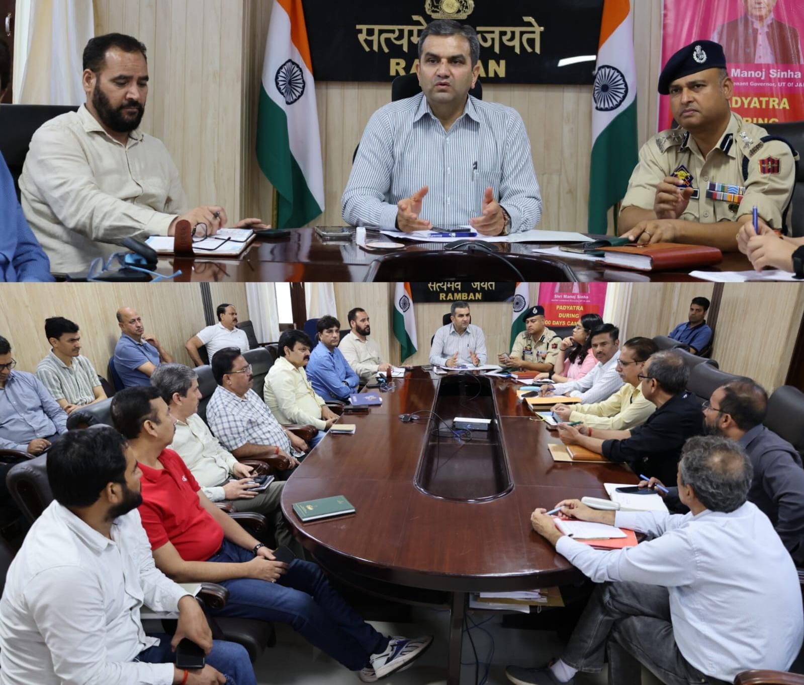 DC Ramban reviews restoration works, essential services and emergency response preparedness following heavy rainfall