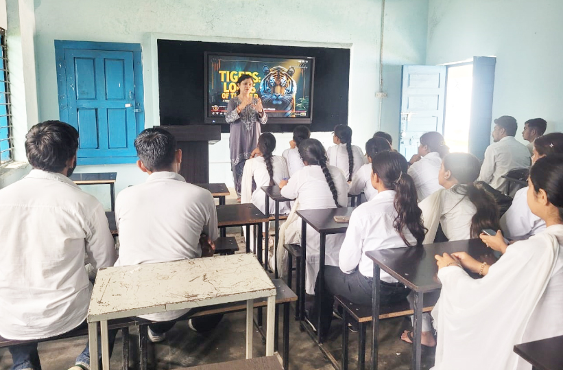 Documentary on International Tiger Day screened at GDC Ghagwal