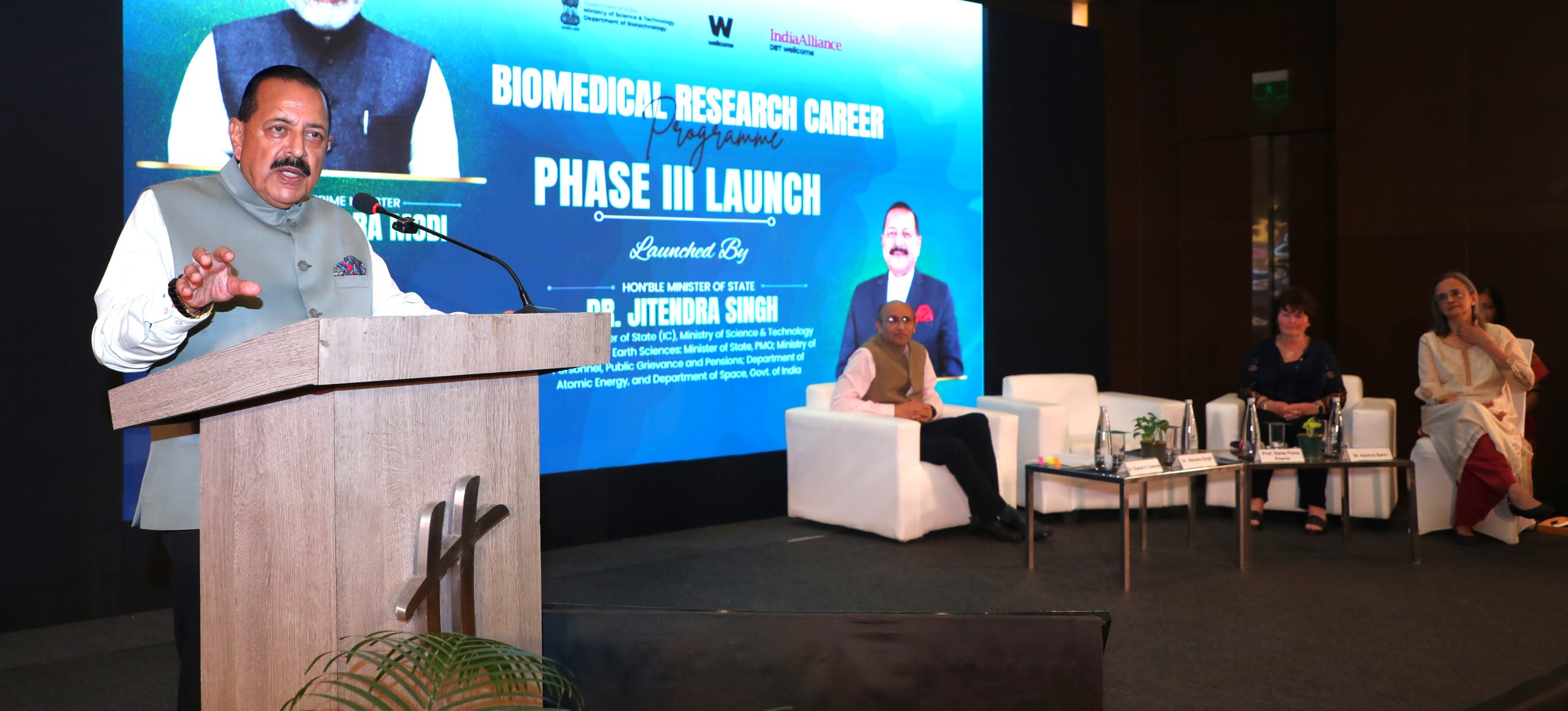 Dr Jitendra launches Rs 1,500 cr ‘Biomedical Career Programme’ with joint UK funding