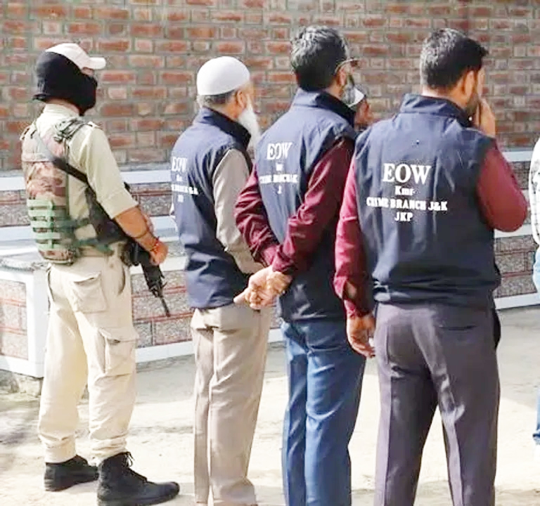 EOW Kashmir chargesheets five accused in Rs 60 lakh bank loan fraud case